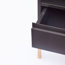 Mesa de Luz HACHE (Laqueda) - 60 x 40 x 60 (h) 1 cajon