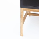 Mesa de Luz HACHE (Laqueda) - 60 x 40 x 60 (h) 1 cajon