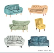 Sillón Curvo en blanco